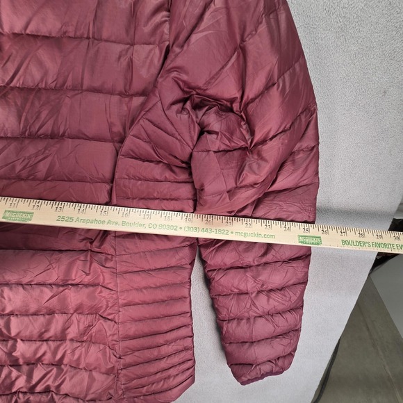 Patagonia Jacket Womens Large Red Down Sweater Hoody Hooded Puffer STY84711 - Picture 8 of 13